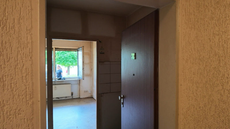 Besenrein übergebener Raum nach der Haushaltsauflösung